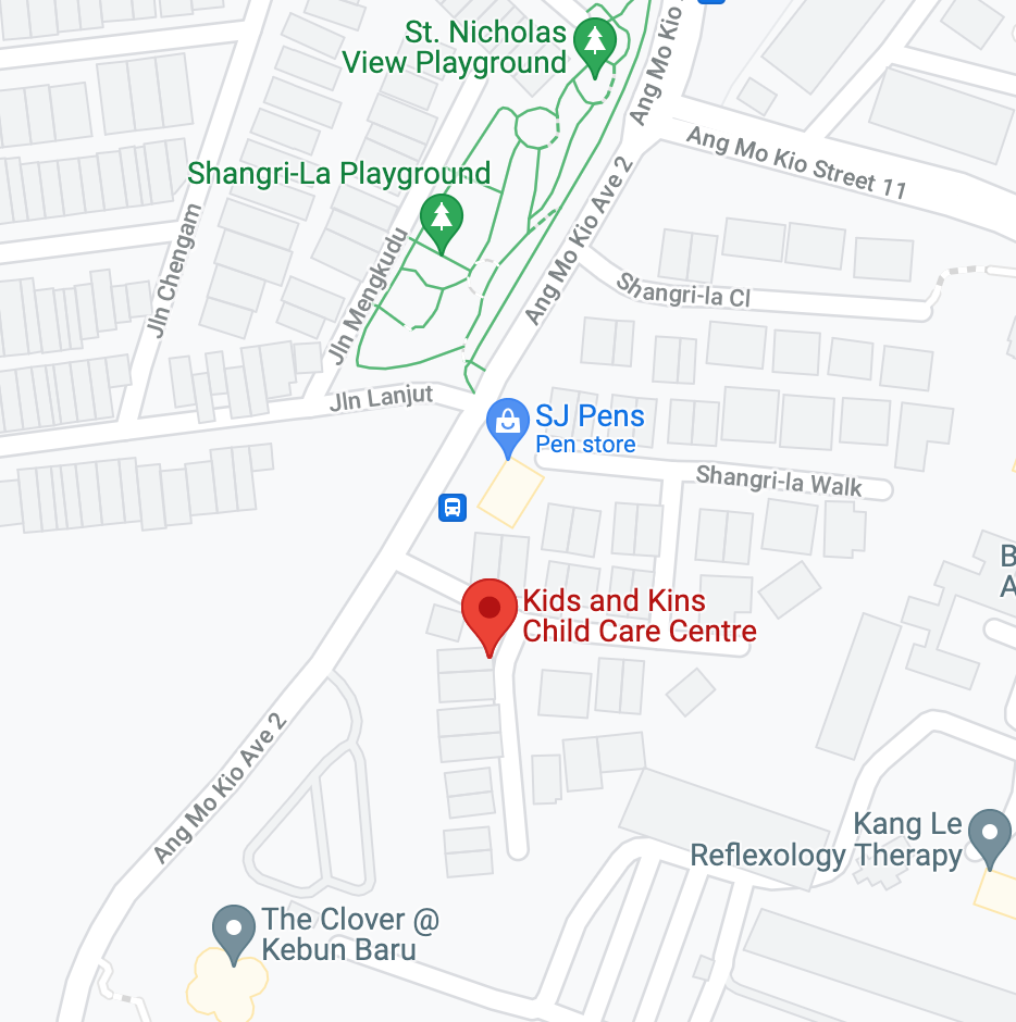 Map of location to Kids and Kins Childcare Centre
